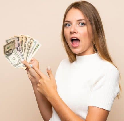 devushka dengi девушка с деньгами