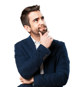 Dumaet-stel мужчина в пиджаке задумался