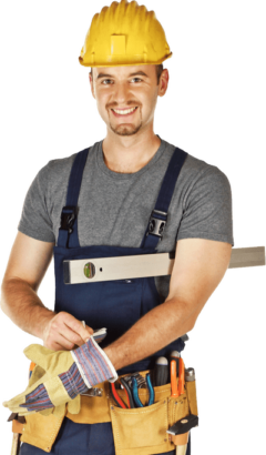 master STEL мастер СТЭЛ в спецодежде одевает перчатку