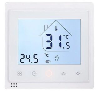 bht-002-1-white SET BHT-002 WiFi - білий терморегулятор з WiFi для теплої підлоги