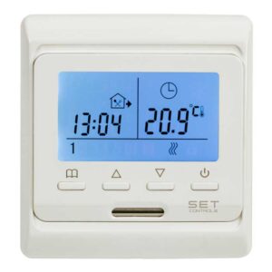 Set E 51 білий - програмований терморегулятор теплої підлоги