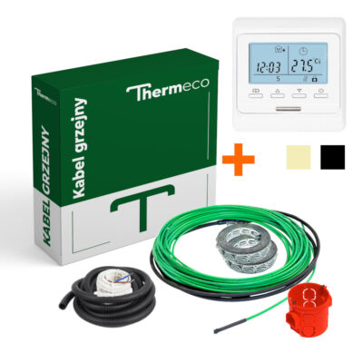 Thermeco_cabel_e51 Греющий кабель Thermeco с программируемым терморегулятором - комплект теплого пола