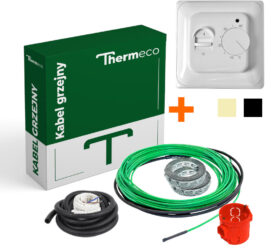 Thermeco_cabel_rtc Греющий кабель Thermeco с механическим терморегулятором - комплект теплого пола