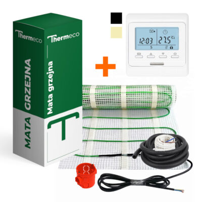 Thermeco_mat_e51 Комплект теплого пола - мат Thermeco с программируемым терморегулятором
